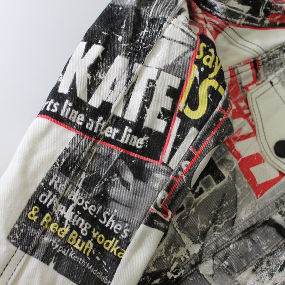 Filles A Papa Denim 2000's Tabloid Jacket - Picture 7 of 13